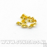 Ball chain slot 2mm goud