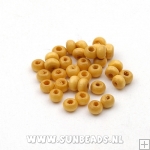 Houten kraal donut 3mm (beige)