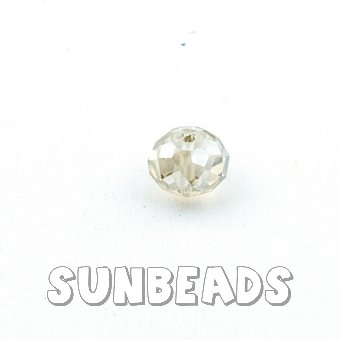 Facetkraal donut 12x8mm (Champagne AB) - Klik op de afbeelding om het venster te sluiten