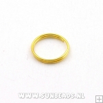 Splitring 12mm (goud)