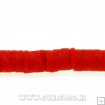 Fimo schijfje 6mm (rood)