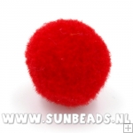 Pompons 16mm (rood)