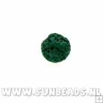 Lava kraal rond 6mm (groen)