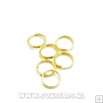 Splitring 8mm (goud)