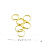 Splitring 8mm (goud)