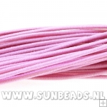 Elastiek gekleurd 1mm (roze)