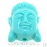 Resin kraal buddha 28mm (mint)