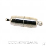 Magneetslot 18x4mm (antique zilver)