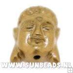 Resin kraal buddha 28mm (brons)