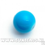 Glaskraal rond (blauw)