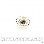 Metalen spacer groot (zilver)