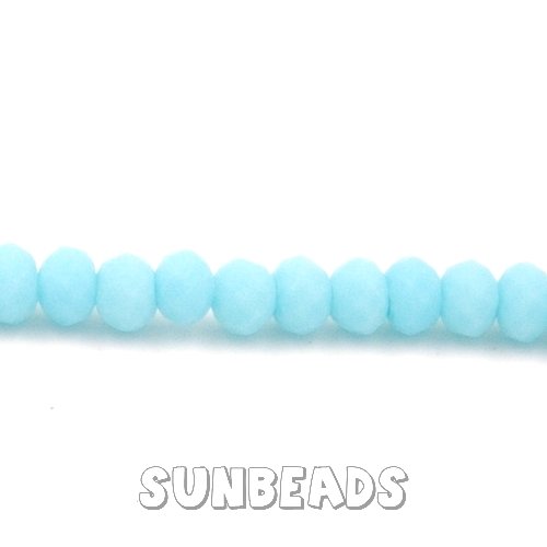 Facetkraal donut 3x2mm (turquoise) - Klik op de afbeelding om het venster te sluiten