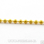 Ball chain ketting 4mm goud