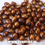 Zoetwaterparel 5mm (bruin)