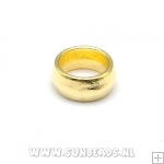 Metalen spacer met groot gat (goud)