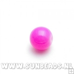 Glaskraal uni 8mm (roze)