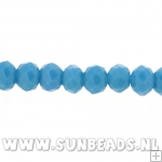 Facetkraal 4x3mm (blauw)