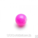 Glaskraal uni 8mm (roze)