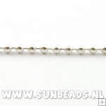 Ball chain ketting 4mm zilver