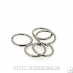 Ringetjes open 12mm (blackplated)