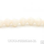 Facet kraal rond 4mm (nude)