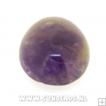 Plaksteen ovaal 12x16mm amethyst