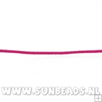 Elastiek gekleurd 1mm (fuchsia)