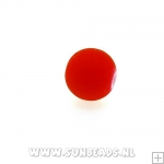 Glaskraal rond 10mm (rood)