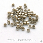 Knijpkralen 1.5mm antique zilver