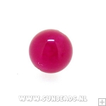 Halfedelsteen rond 8mm (ruby)