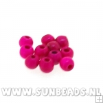 Turquoise kraal rond 3mm (roze)