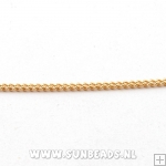 Jasseron 2mm rose goud