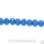 Facetkraal 4x3mm (blauw)