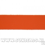 Plat PU leer 10mm (oranje)