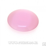 Plaksteen rond 20mm (roze)