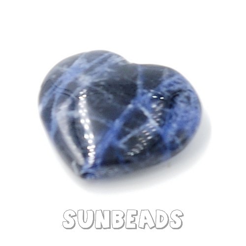 Halfedelsteen hartje 19mm (brazillian sodalite) - Klik op de afbeelding om het venster te sluiten