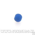 Glaskraal rond 4mm (blauw)