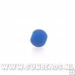 Glaskraal rond 8mm (blauw)