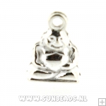 Metalen bedel buddha