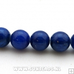 Halfedelsteen rond 12mm (donkerblauw)