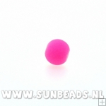 Glaskraal rond 4mm (roze)