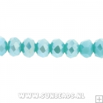 Facetkraal 4x3mm (groen/blauw)