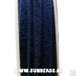 Suede veter 2meter (donkerblauw)