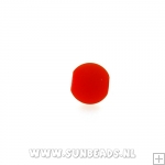 Glaskraal rond 8mm (rood)