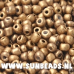 Rocailles 4mm (mat goud)