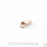 Karabijnslot 12mm rosegoud