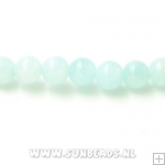 Halfedelsteen rond 4mm (zachtgroen)