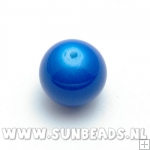 Glaskraal uni 8mm (blauw)