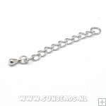 Verlengketting antique zilver