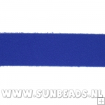 Plat PU leer 10mm (donkerblauw)